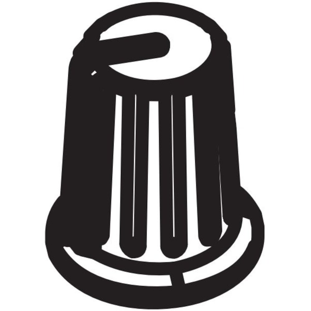 Pioneer spareparts DAA1408 kunststof draaiknop
