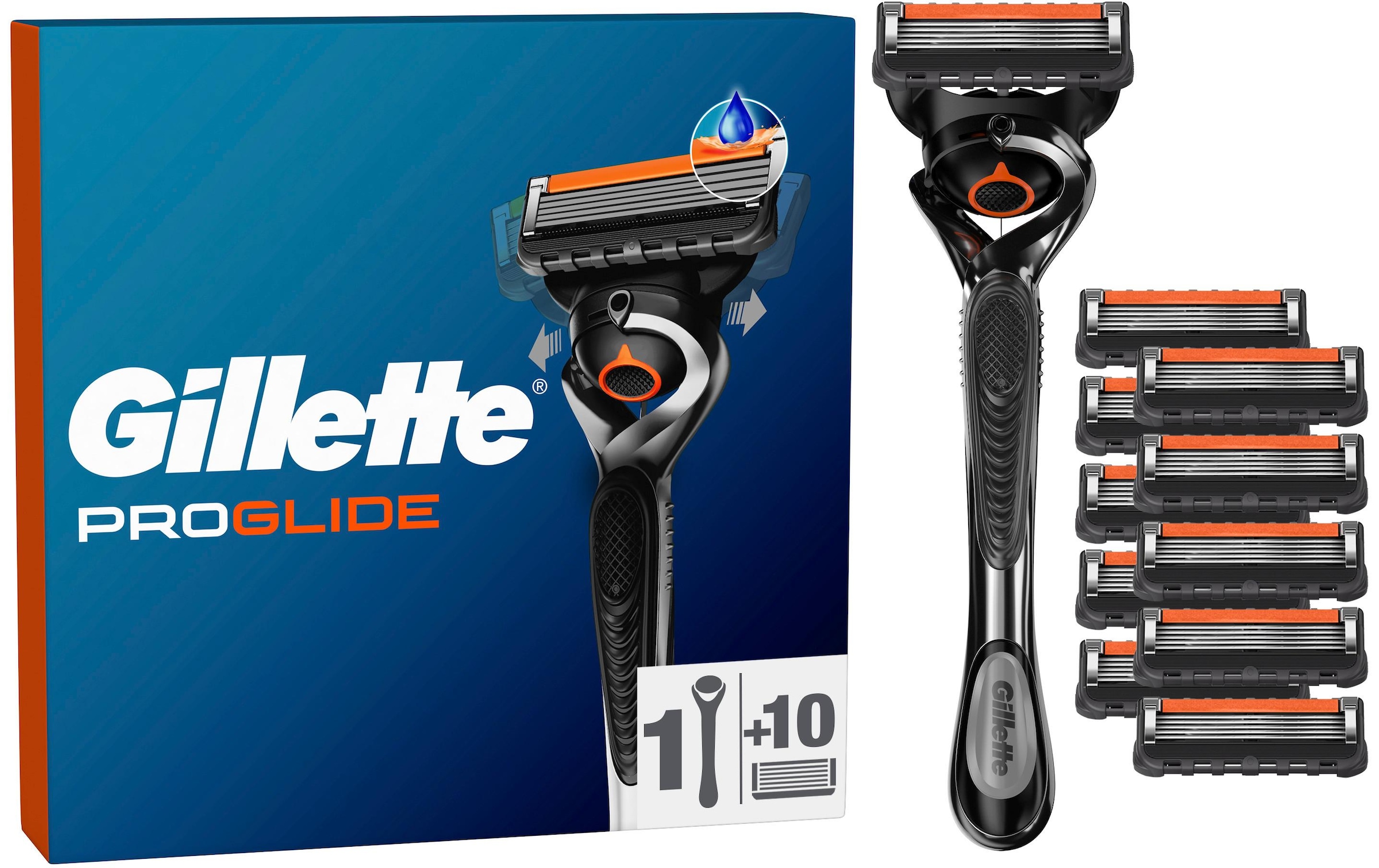 Gillette Nassrasierer »Gillette Fusion5 Proglide 11er + Handstück«