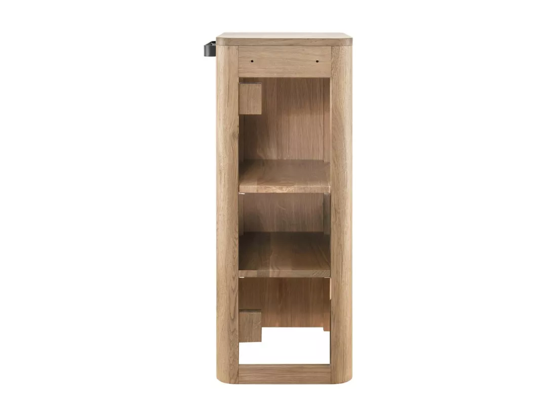Ensemble meuble lave-mains TOM + vasque MAUD + robinet ROB + miroir OAKY