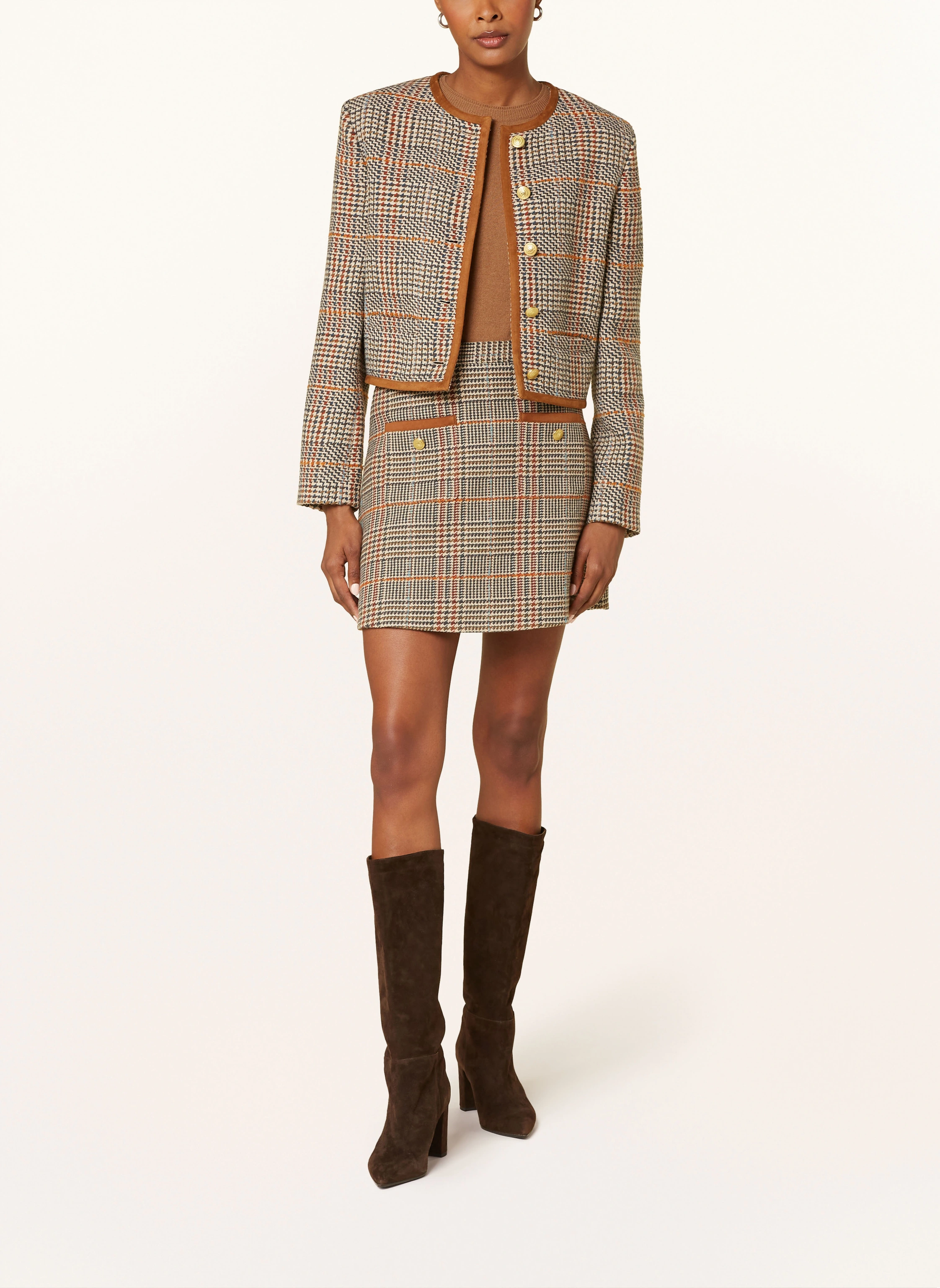 TOMMY HILFIGER Kastenjacke aus Tweed