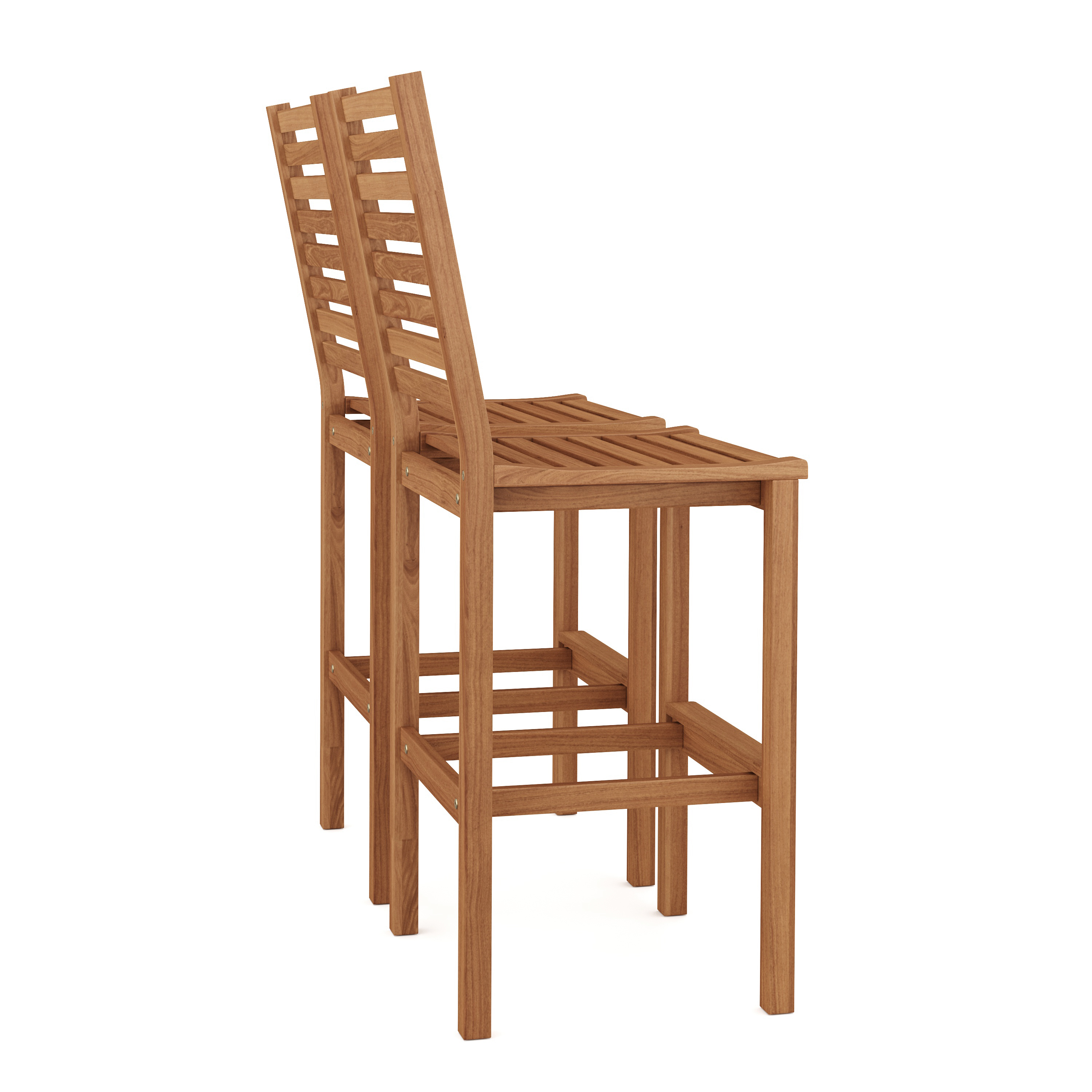 Barstuhl Holz CANELA 2er Set