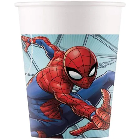 Procos Pappbecher Spiderman Team Up , 200ml, FSC-Mix ,8er
