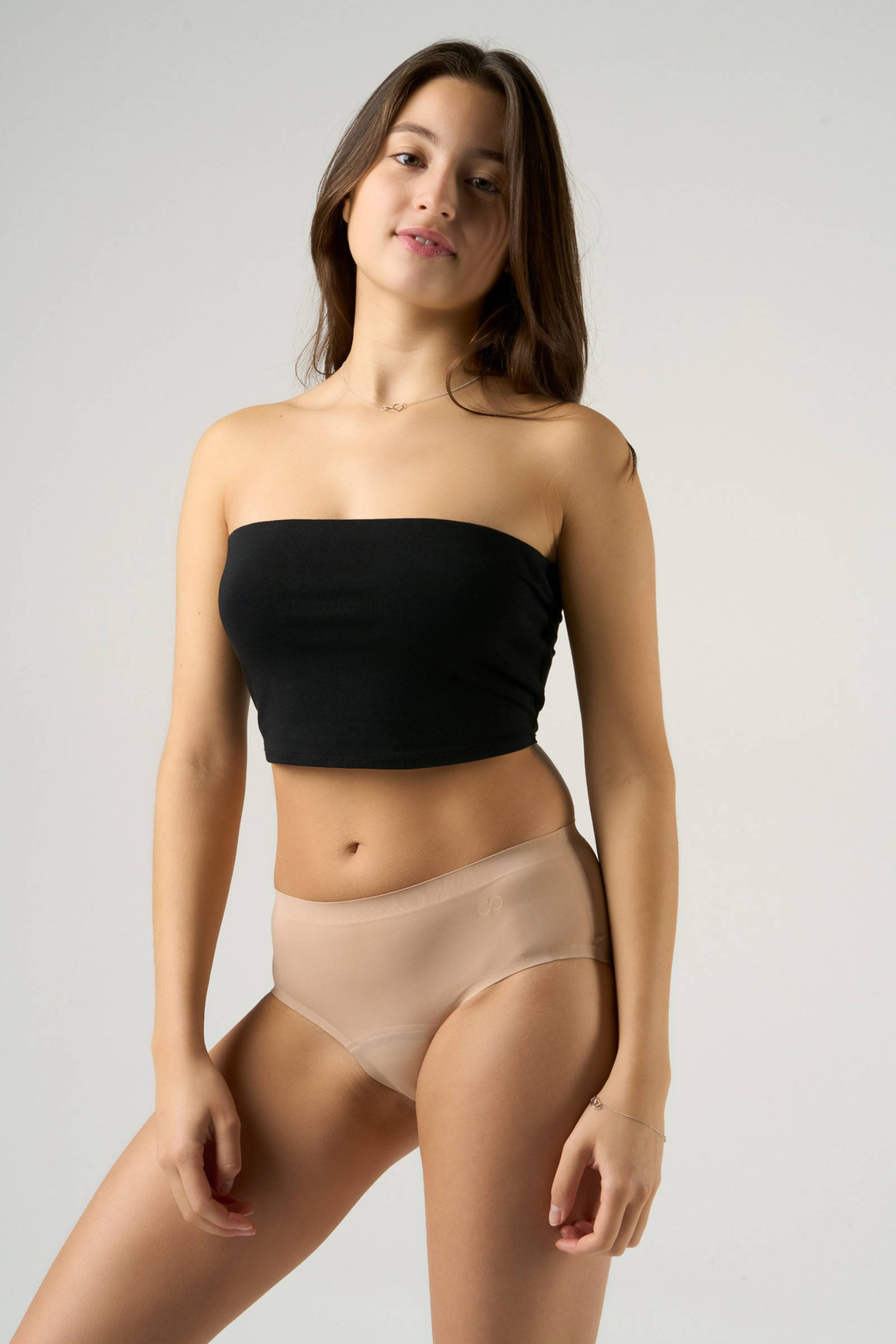 Moodies Undies naadloze menstruatieslip Medium/Heavy beige