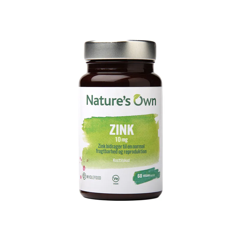 Nature's Own Zink - 60 kaps.