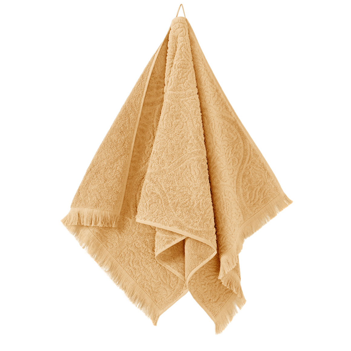 My Home Handtuch mit Jacquard-Muster gelb