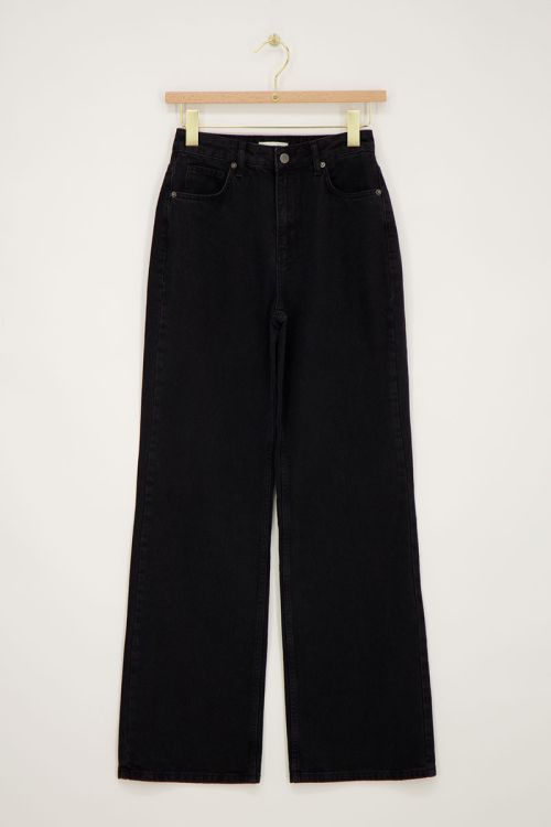Zwarte wide leg jeans