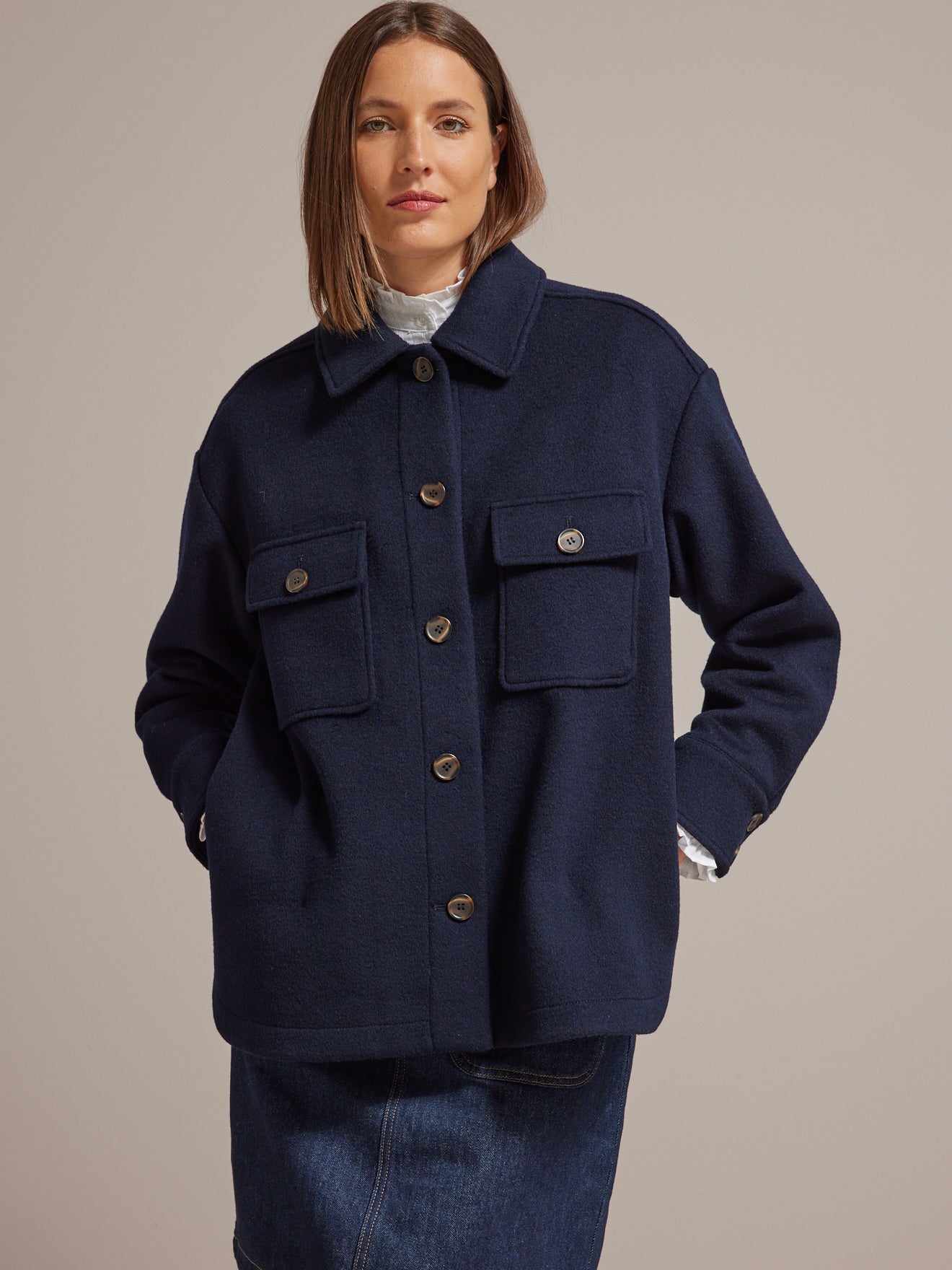 Veste en lainage femme