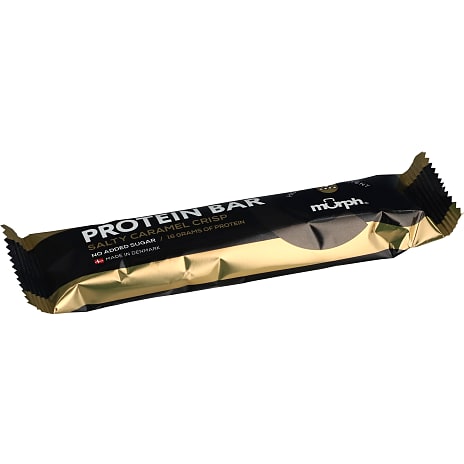 Proteinbar m. chokolade- og saltede karamelsmag