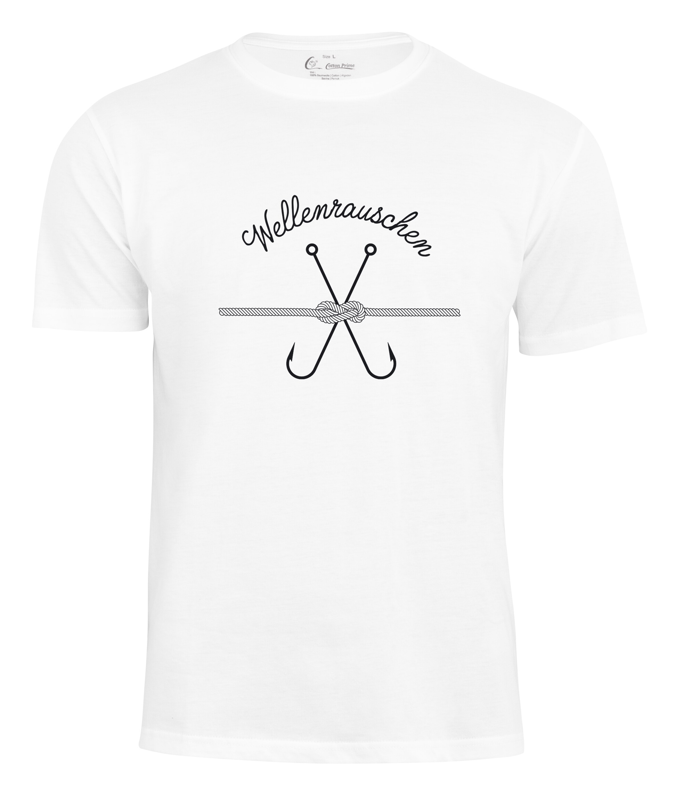 Cotton Prime® Anker T-Shirt - Wellenrauschen