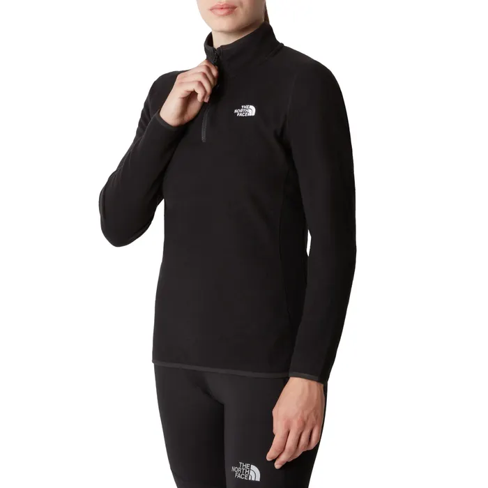 The North Face 100 Glacier 1/4 Zip Fleece Sweater Dames