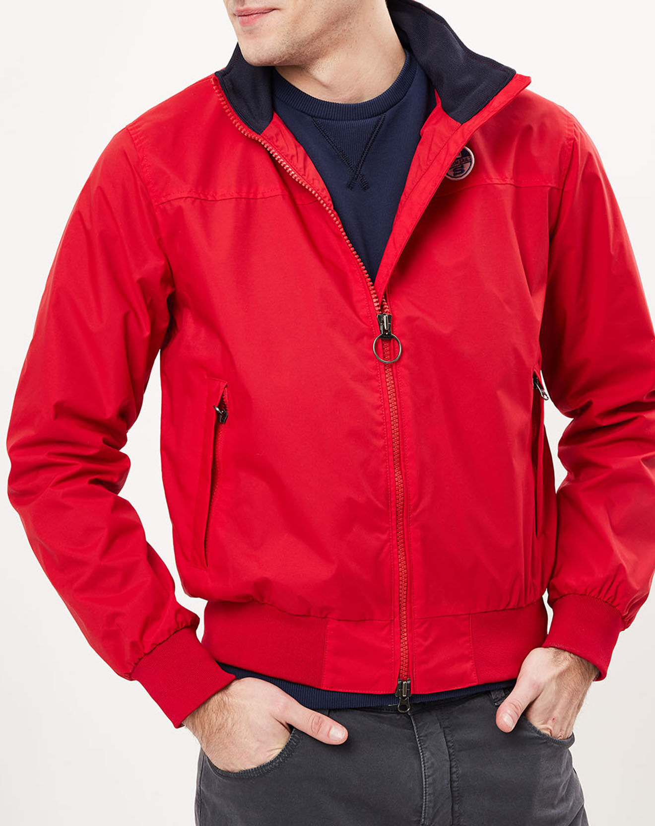 North Sails Blouson coupe-vent Sailor Slim rouge