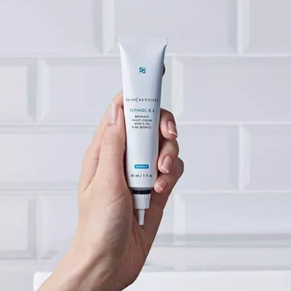 Creme Noturno Anti-Idade com Retinol 0,3g da SkinCeuticals para o Rosto - 30ml