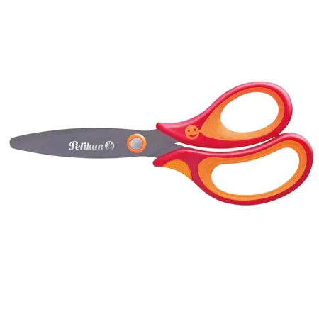 Pelikan griffix® Ergonomische Schulschere, rot, 14 cm, rechts