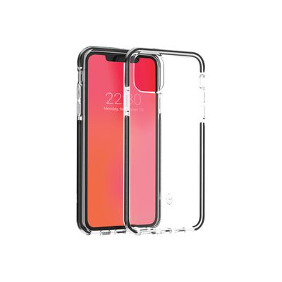 Force Case Life - coque de protection pour Iphone 11 Pro Max - transparent contour noir