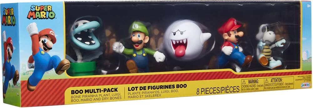 SUPER MARIO - PACK DE 5 FIGURINES 6.35 CM
