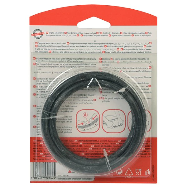 Joint en silicone pour autocuiseur Cocotte-Minute® 8L Seb
