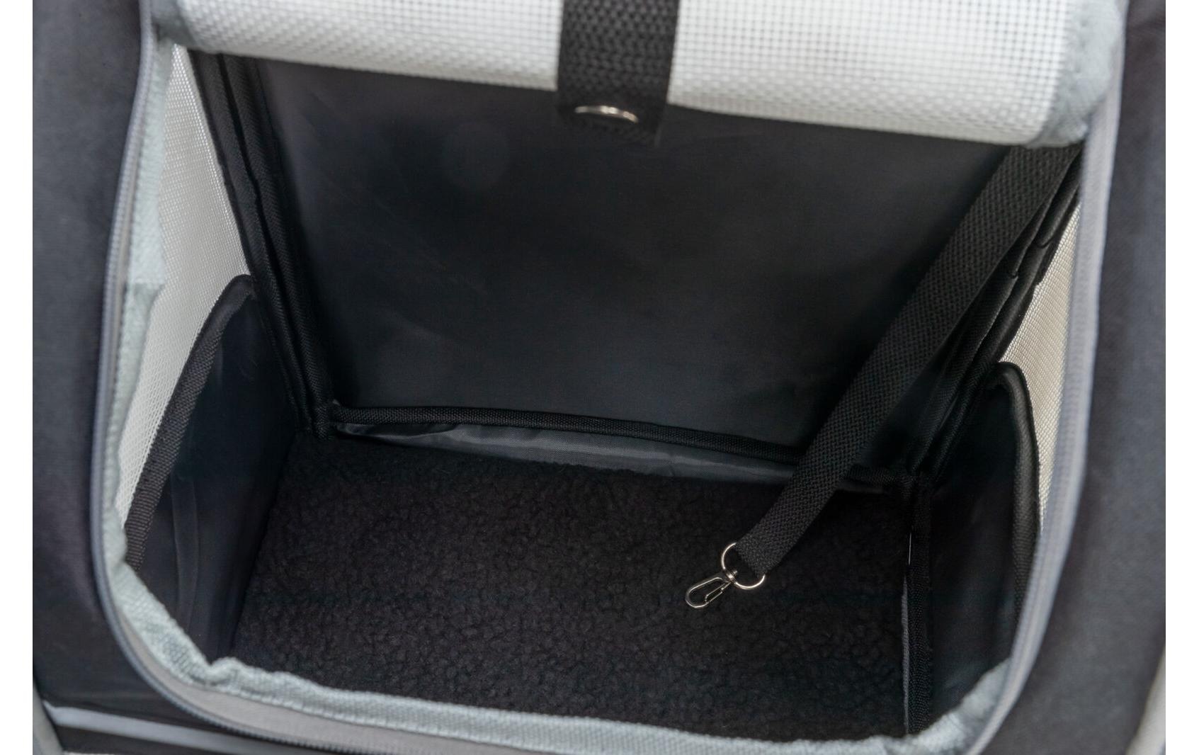TRIXIE Tiertransporttasche »Chloe 39 × 43 × 27 cm Grau/Schwarz« bis 8 kg