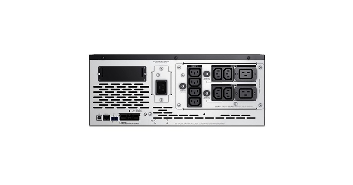 APCSmart-UPS X SMX3000HV Noodstroomvoeding ups  (Zwart, 3000VA, 8x C13, 2x C19 uitgang, USB, short depth)