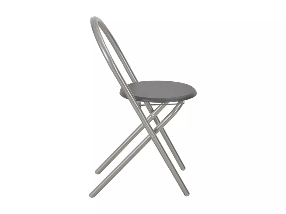 Ensemble à dîner pliant 3 pcs et étagère de rangement MDF acier