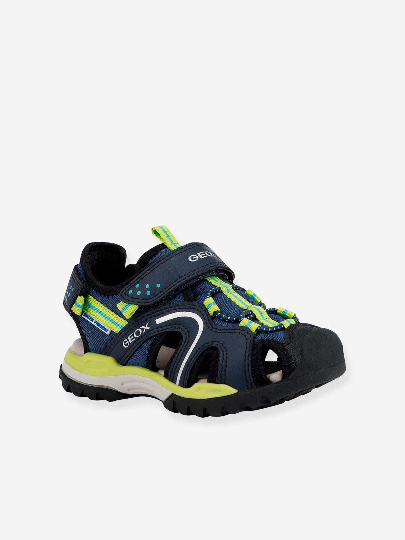 Sandálias J. Borealis BB GEOX®, azul escuro liso