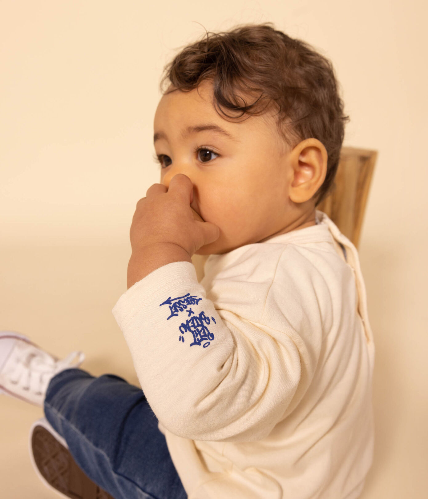 Tee-shirt manches longues en jersey bébé