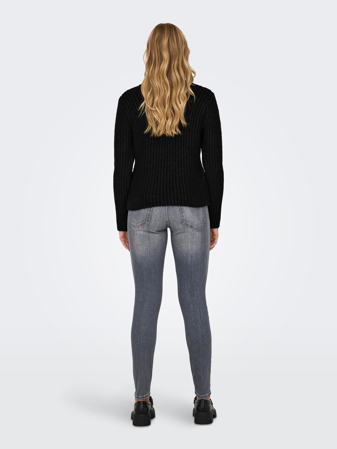 ONLRINGO Strickpullover Black