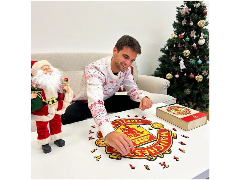 Iconic Puzzle FC Manchester United -Logo Holzpuzzle Grösse M