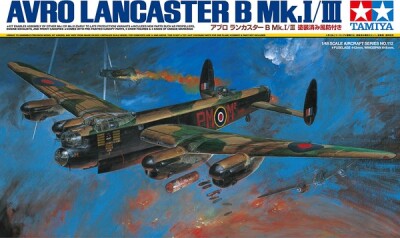 Tamiya - Avro Landcaster B Mk.I/III Fly Byggesæt - 1:48 - 61112