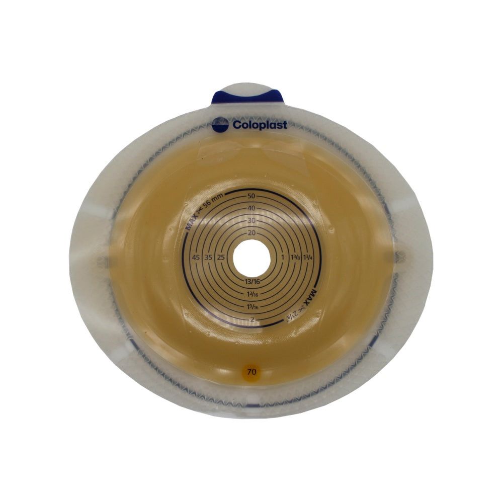 SenSura Flex Xpro Stoma Basisplatte 11308, mit Gürtelbefestigung, Konvex Light, 70 mm, 15-56 mm