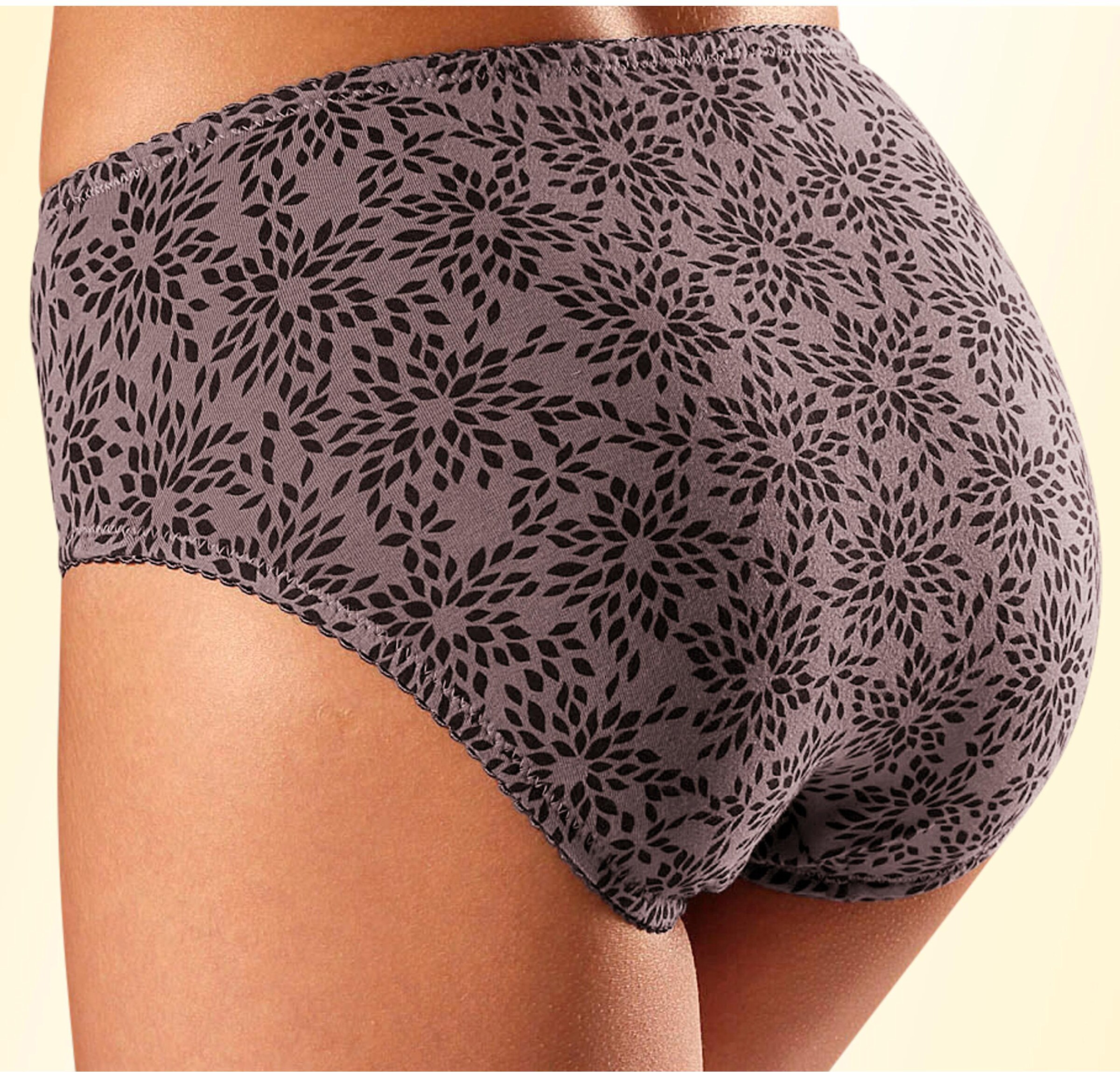 Nuance Slip in taupe-schwarz