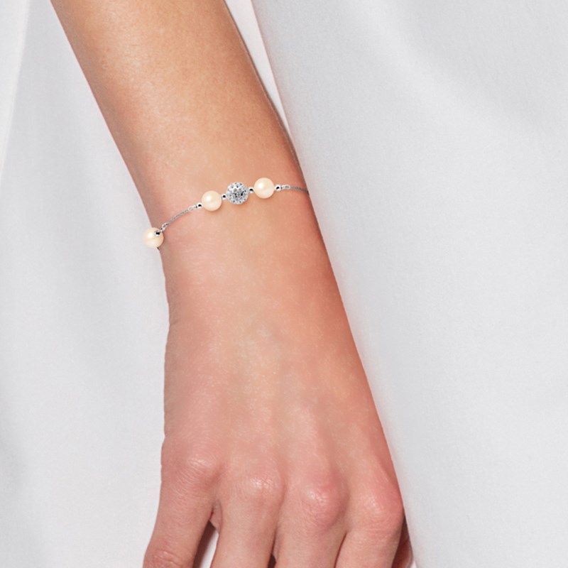 Bracelet - Perles de culture d'eau douce - Argent 925