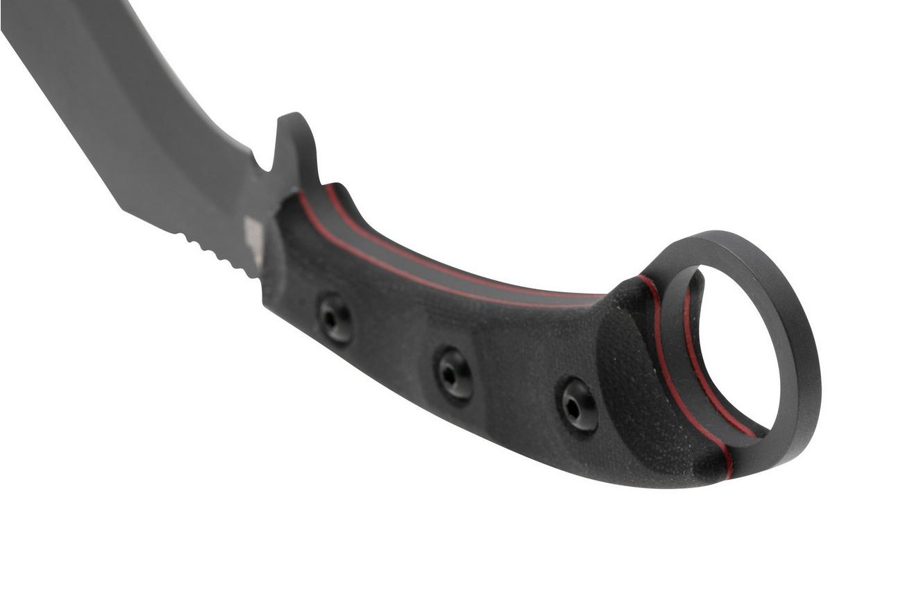 TOPS Knives Trailhead Kukri TDKR-01, 1095 Sniper Gray, Black Canvas Micarta, survivalmes, Jason Swain design