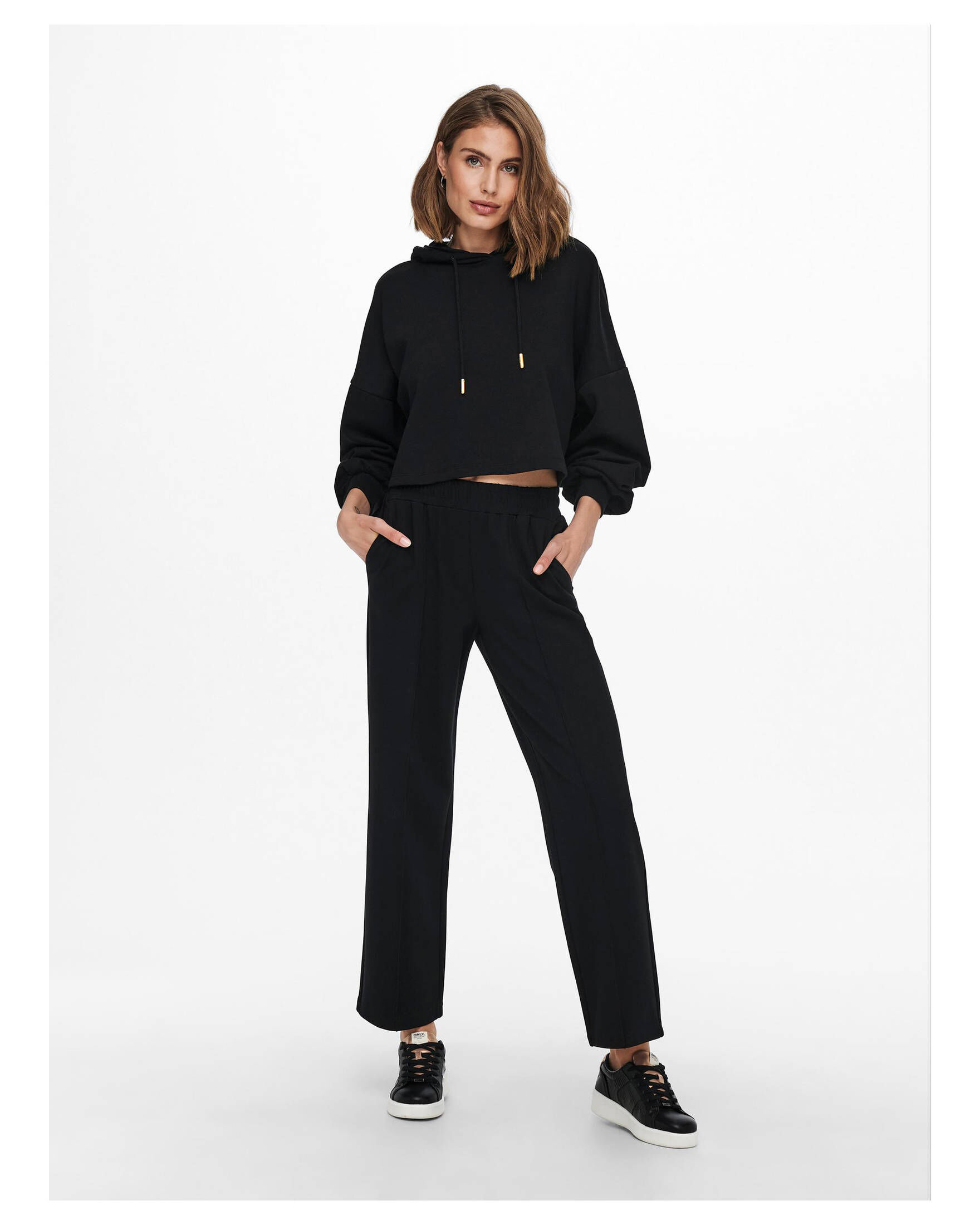 Only| Damen Hose ONLPOPTRASH-SUKI LIFE MW PANT PNT N
