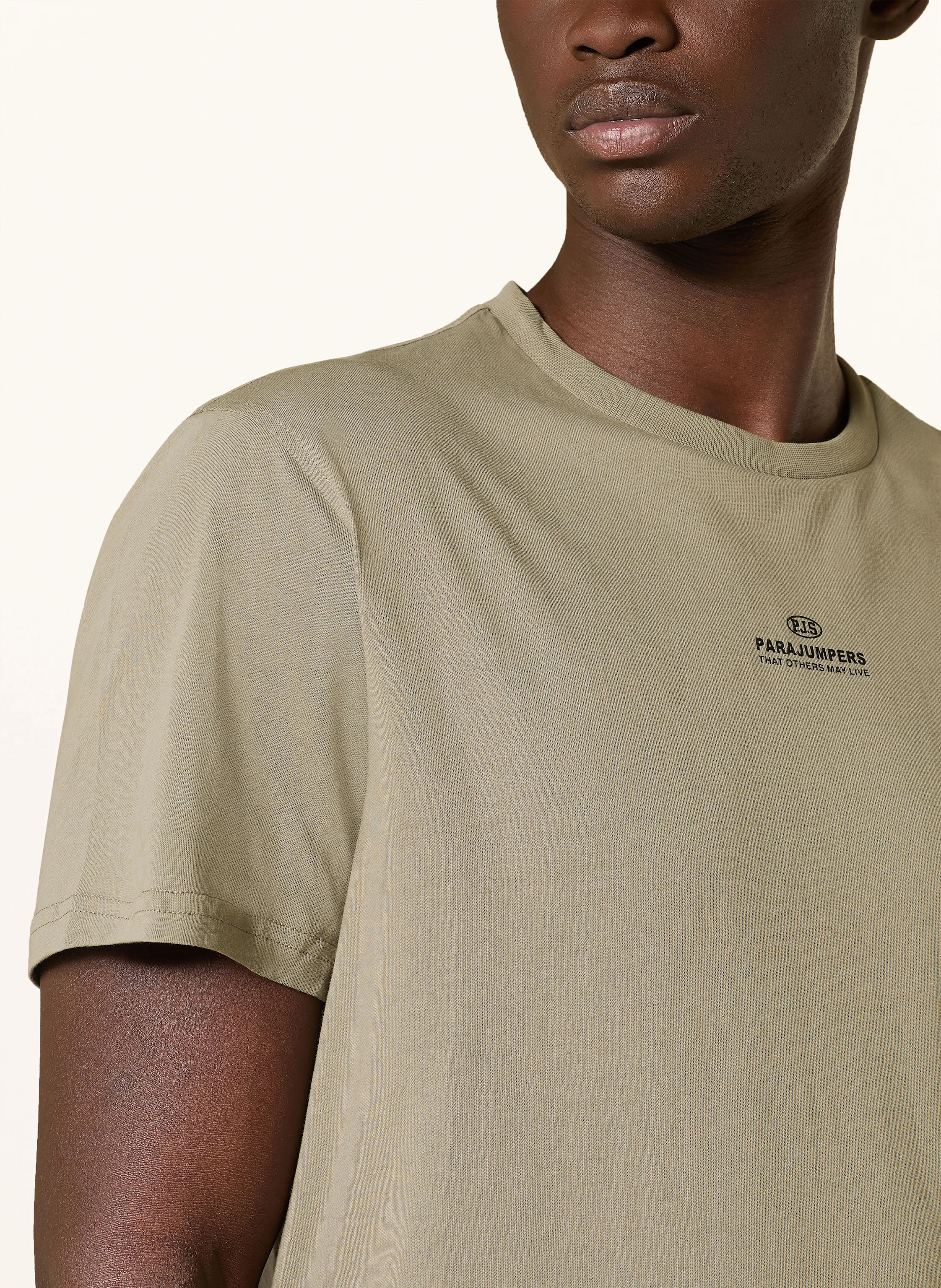 PARAJUMPERS T-Shirt CLINT im Materialmix
