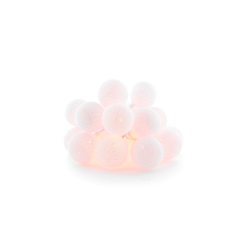 Cotton Ball Lights Outdoor starter kit lichtslinger - Blanco