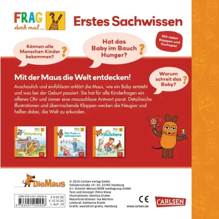 Carlsen Verlag Frag doch mal ... die Maus: Wir bekommen ein Baby