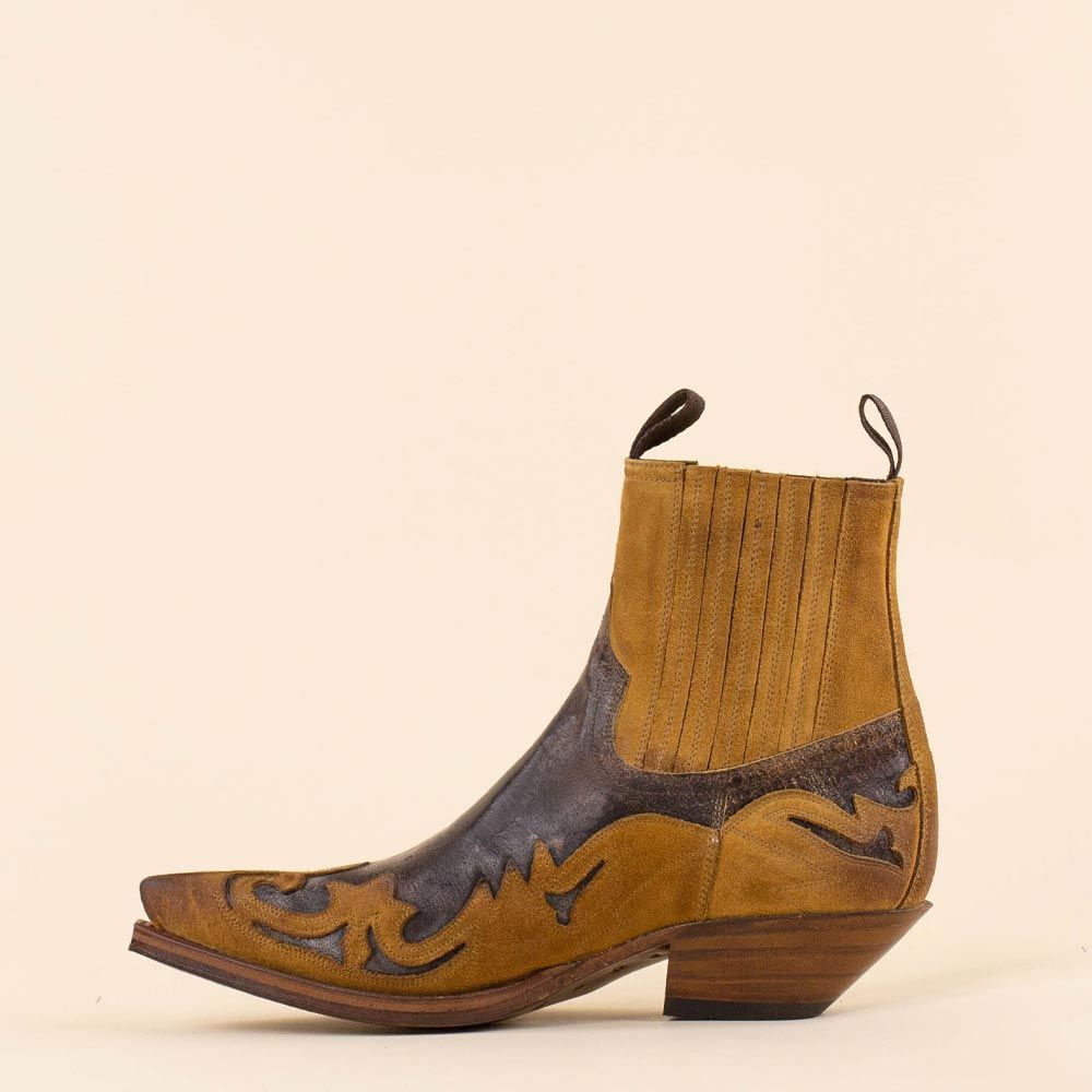 Sendra cowboyboots 15570 Serraje Camello