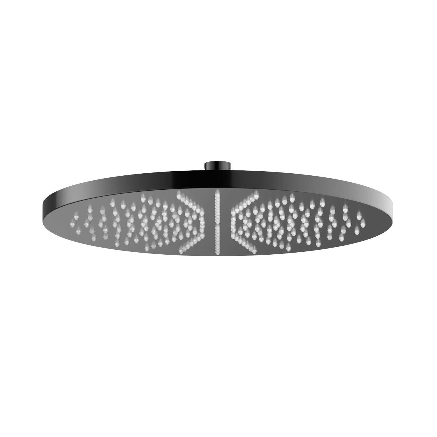 Hotbath Cobber hoofddouche 30cm zwart gepolijst PVD