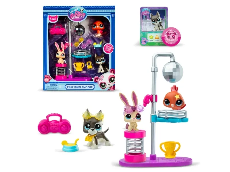 LITTLEST PET SHOP DISCO NIGHTS PLAY PACK