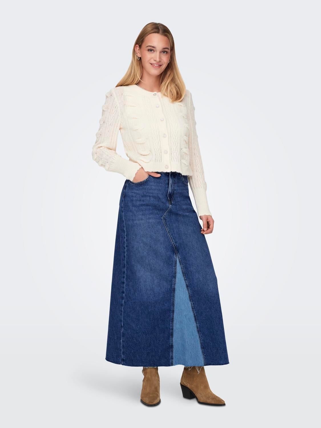 ONLMOCHI Jeansrock Medium Blue Denim