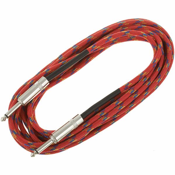 the sssnake TMI 6 PP Vintage Gitarrenkabel rot