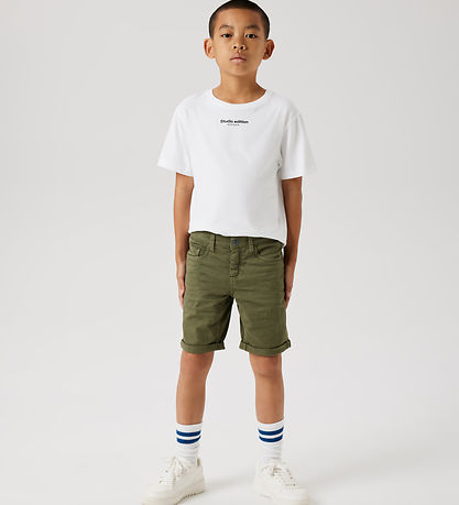 Name It Shorts - Noos - NkmSilas Isak - Deep Lichen Green