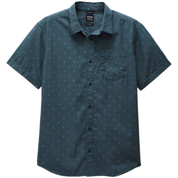 Chemise PRANA TINLINE SHIRT GREY BLUE WATER
