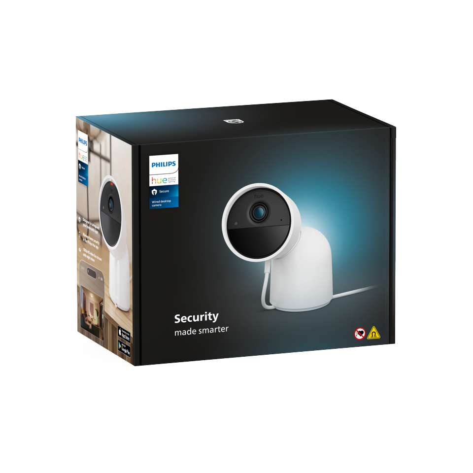 Philips Hue - Secure Camera Wired Desktop EU - White