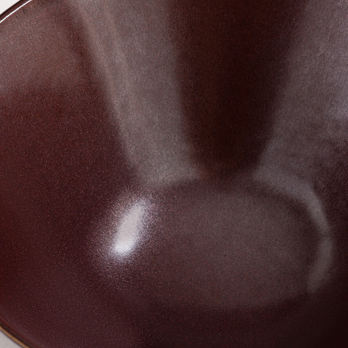 AM.PM<br>Conjunto de 4 pratos de sopa de cerâmica vidrada, Kanso