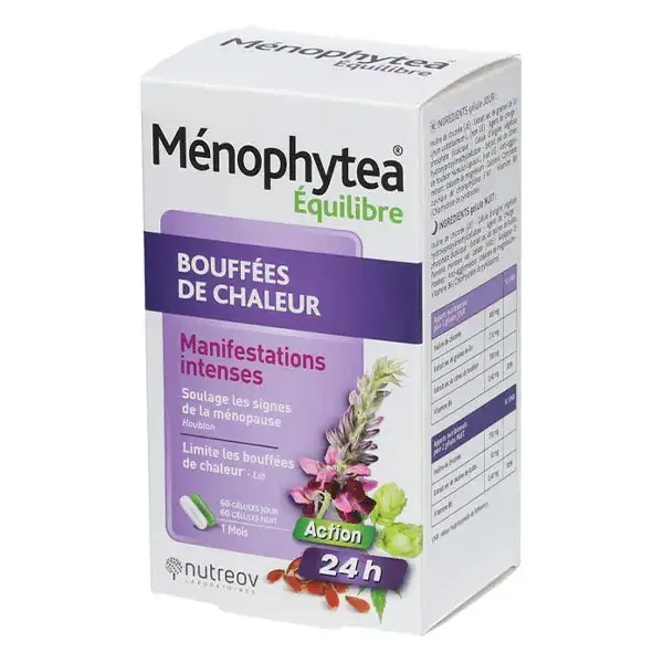 Nutreov Physcience Ménophytéa Ondas de Calor Diurnas e Noturnas 40 cápsulas