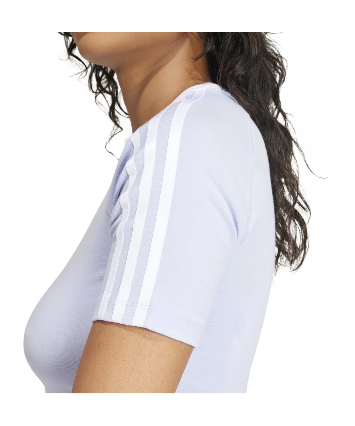 adidas Originals 3-Stripes Baby T-Shirt Damen Lila