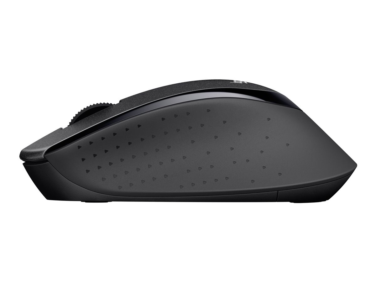 Logitech - M330 Mouse USB Optical Black Wireless