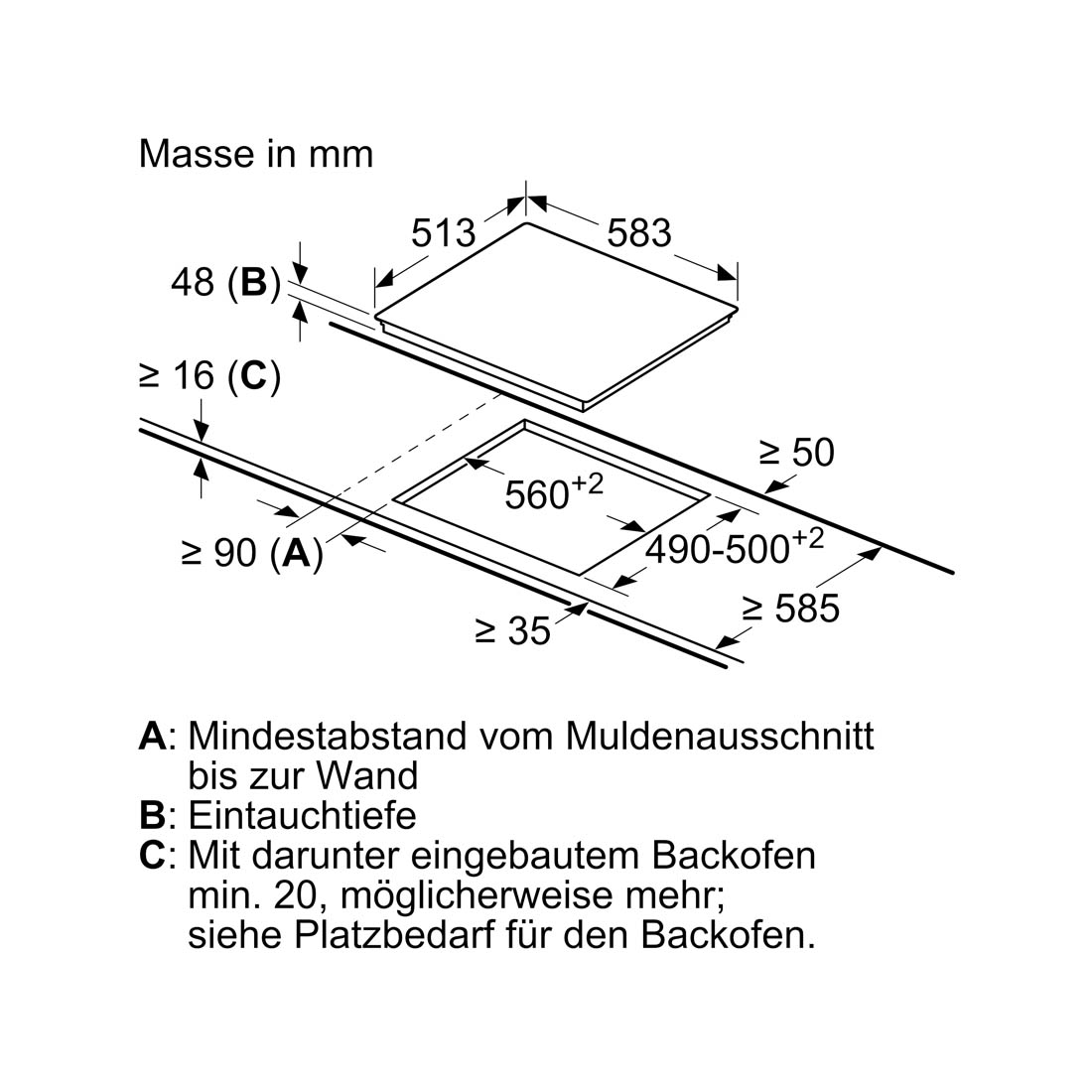 Bosch PKF645FP2C Kochfeld 60 cm