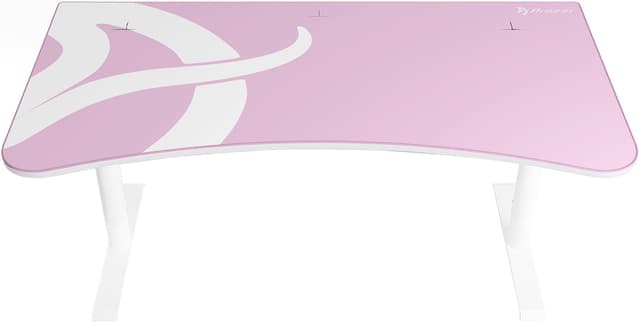 Arozzi Arena gaming skrivebord (white pink)